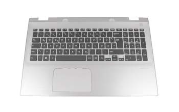 TBM15K36D0-5285 original Chicony keyboard incl. topcase DE (german) black/silver