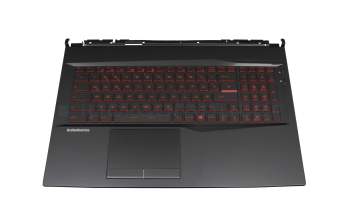 V143422KK1 original Sunrex keyboard incl. topcase DE (german) black/black with backlight