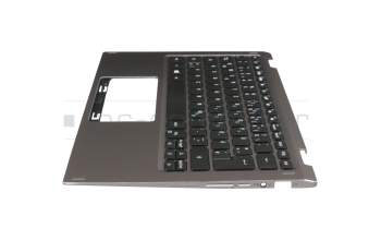 V164166AK1 original Acer keyboard incl. topcase DE (german) black/grey