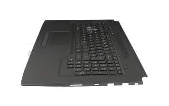 V170146BK1 original Sunrex keyboard incl. topcase DE (german) black/black with backlight