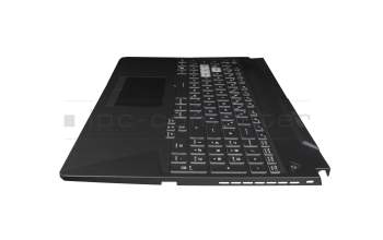 V191346HE1 original Sunrex keyboard DE (german) black/transparent with backlight