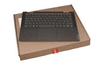 V192320EK1 original Lenovo keyboard incl. topcase DE (german) grey/dark green with backlight