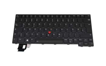 V212420BK1 original Lenovo keyboard DE (german) black/black with backlight and mouse-stick