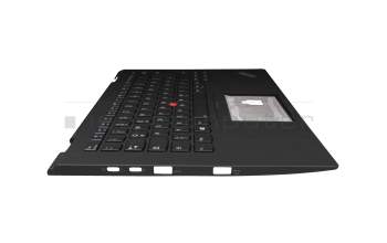 ZC0BW 0G original Lenovo keyboard incl. topcase DE (german) black/black with backlight and mouse-stick