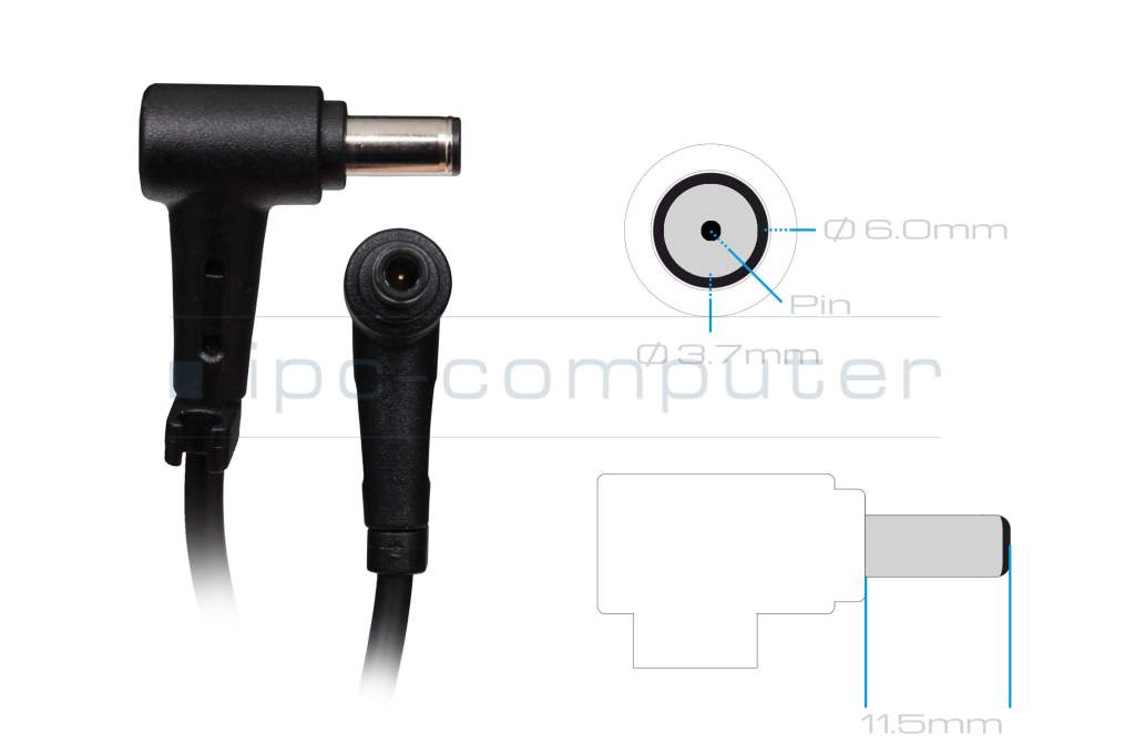 AC-adapter 180 Watt edged original for Asus TUF Gaming F15 FX506HC