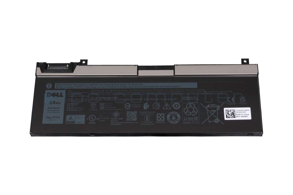 GHXKY original Dell battery 64Wh (7.6V) - sparepartworld.com