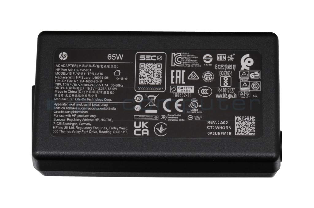 HP ProDesk 400 G5 SFF original ac-adapter 65.0 Watt - sparepartworld.com