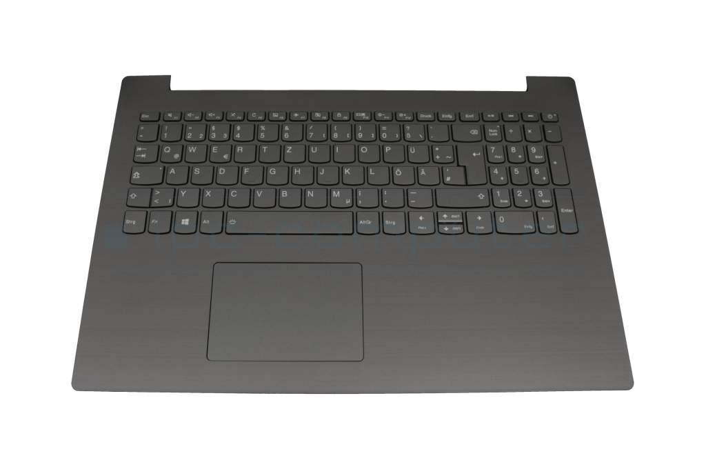 Keyboard incl. topcase DE (german) grey/grey with backlight original ...