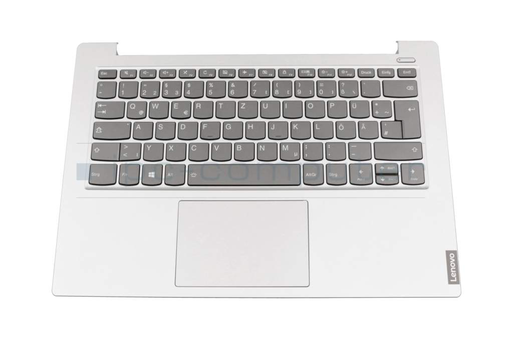 Keyboard Incl Topcase De German Grey Silver With Backlight Original Suitable For Lenovo Ideapad S340 14api 81nb Series Battery Power Supply Display Etc Laptop Repair Shop