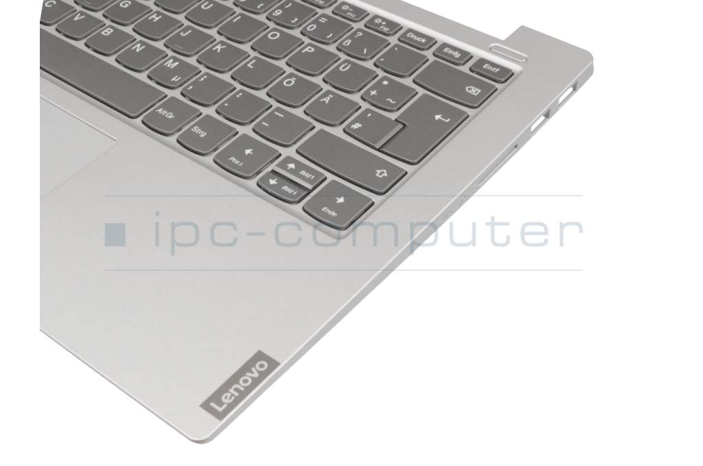 Keyboard Incl Topcase De German Grey Silver With Backlight Original Suitable For Lenovo Ideapad S340 14api 81nb Series Battery Power Supply Display Etc Laptop Repair Shop