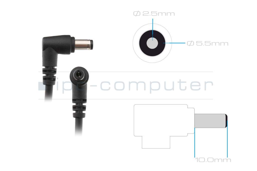 QNAP TS-251+ original ac-adapter 65.0 Watt - sparepartworld.com