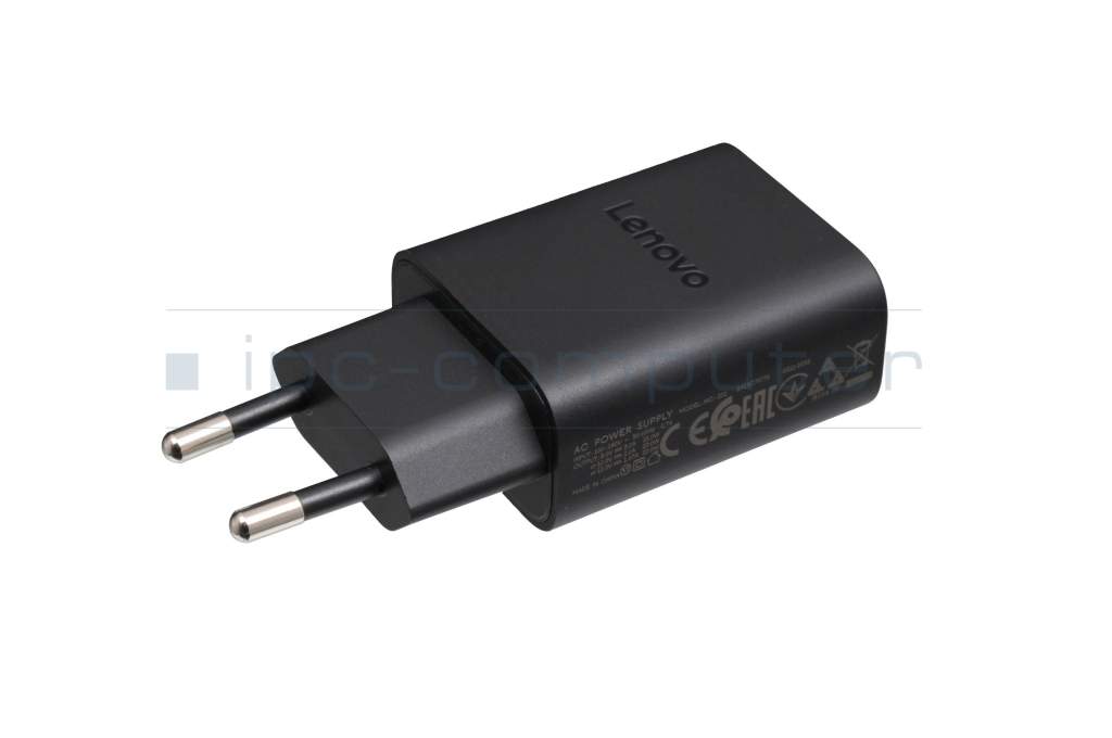 USB AC-adapter 20 Watt EU wallplug original for Lenovo Tab B10 (HD