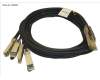 Fujitsu S26361-F5317-L403 QSFP+/4XSFP+ BREAKOUT CABLE BROCADE 3M