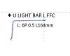 Asus 14010-00449000 G533QS U LIGHT BAR L FFC 6P 0.5 L164