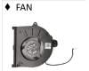 Asus 13NX04J0T01011 B2402FBA THERMAL FAN