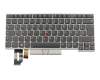 01YN432 original Lenovo keyboard DE (german) black/silver with backlight and mouse-stick