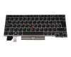 01YP826 original Lenovo keyboard CH (swiss) black/silver matt with mouse-stick