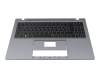 02SKDNS161DLYD00 original Medion keyboard incl. topcase DE (german) black/grey with backlight