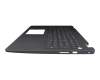 033HPP original Dell keyboard incl. topcase DE (german) grey/grey with backlight