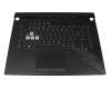 0406-01200000 original Asus keyboard incl. topcase DE (german) black/black with backlight