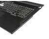 04062-00120000 original Asus keyboard incl. topcase DE (german) black/black with backlight - without keystone slot -