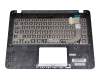 04072-02700300 original Asus keyboard incl. topcase DE (german) black/silver