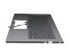 0420535CK203 original Acer keyboard incl. topcase DE (german) silver/silver with backlight