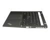 04X6537 original Lenovo keyboard incl. topcase DE (german) black/black with backlight and mouse-stick