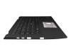 0615B03 original Lenovo keyboard incl. topcase DE (german) black/black with backlight and mouse-stick