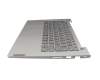 0BJ0892 original Lenovo keyboard incl. topcase DE (german) grey/grey with backlight