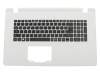 0KN1-0T1GE11 original Acer keyboard incl. topcase DE (german) black/white