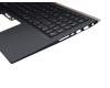 0KN1-621GE16 original Pegatron keyboard incl. topcase DE (german) blue/blue with backlight