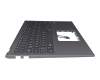 0KN1-791GE13 original Pegatron keyboard incl. topcase DE (german) black/grey