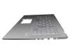 0KN1-7G1GE11 original Pega keyboard incl. topcase DE (german) silver/silver with backlight