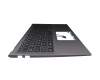 0KNB0-5113GE00 original Asus keyboard incl. topcase DE (german) black/grey