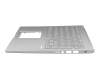 0KNB0-5116GE00 original Asus keyboard incl. topcase DE (german) grey/silver