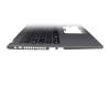 0KNB0-5117GE00 original Asus keyboard incl. topcase DE (german) black/grey