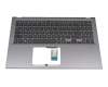 0KNB0-5120GE00 original Asus keyboard incl. topcase DE (german) black/grey