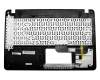 0KNB0-6723GE00 original Asus keyboard incl. topcase DE (german) black/silver