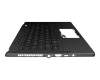 0KNR0-261FGE00 original Asus keyboard incl. topcase DE (german) black/grey with backlight