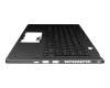 0KNR0-261FGE00 original Asus keyboard incl. topcase DE (german) black/grey with backlight