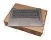 0KO00TI original Lenovo keyboard incl. topcase DE (german) grey/bronze with backlight (without fingerprint)