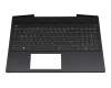L21412-041 original HP keyboard incl. topcase DE (german) black/white/black with backlight