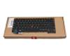 Keyboard DE (german) grey/grey with backlight and mouse-stick original suitable for Lenovo ThinkPad L13 G5 (21LB/21LC)
