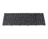 Keyboard DE (german) black/black with backlight RGB suitable for Wortmann Terra Mobile 1716A (NJ70CU)