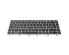 L14378-BG1 original HP keyboard SF (swiss-french) black/silver with backlight and mouse-stick