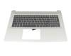 N39375-041 original HP keyboard incl. topcase DE (german) grey/silver