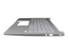 102-019K2LHB01 original Acer keyboard incl. topcase DE (german) silver/silver with backlight