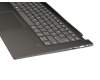 12470815 original Lenovo keyboard incl. topcase DE (german) grey/grey