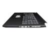 12504F2AK203 original Acer keyboard incl. topcase DE (german) black/black with backlight